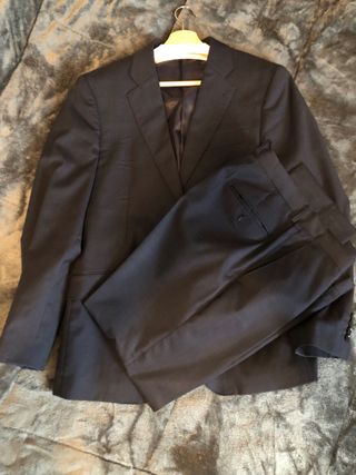 Trajes Hombre, gris, rayado, azul marino...