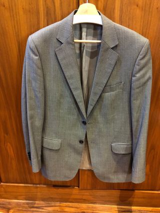 Trajes Hombre, gris, rayado, azul marino...