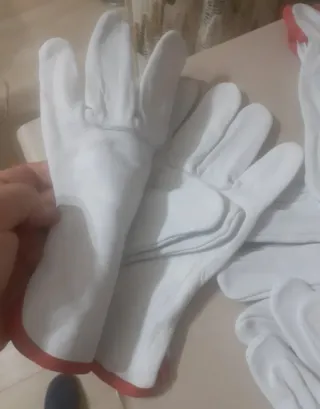 5 paia guanti da lavoro in pelle