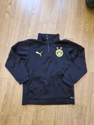 Chaqueta Puma BVB Niño Negra