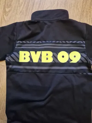 Chaqueta Puma BVB Niño Negra
