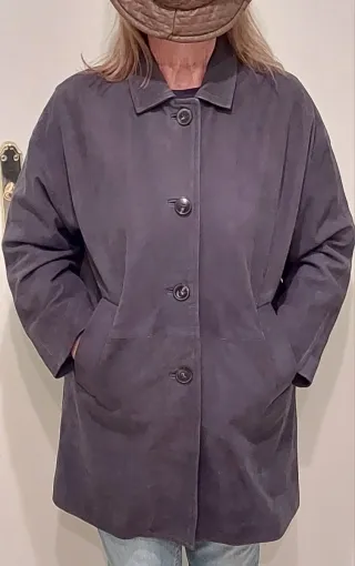 Abrigo azul marino T M/40 como nuevo