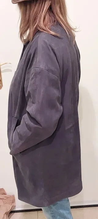 Abrigo azul marino T M/40 como nuevo