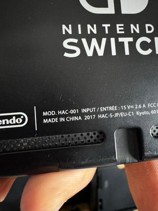 Nintendo Switch V1 2017 XAJ400249
