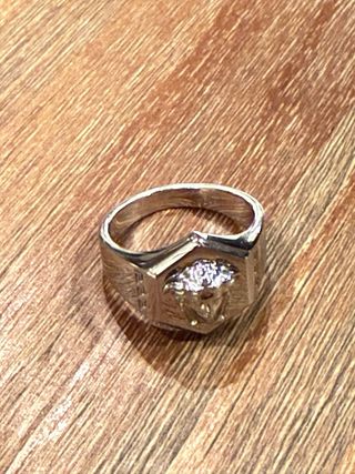 Anillo Versace Platino 950