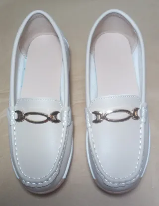 Zapatos planos beige mujer Nº 38, NUEVO A ESTRENAR