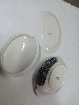 Terrina e Travessa Cerâmica