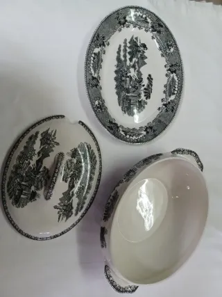 Terrina e Travessa Cerâmica