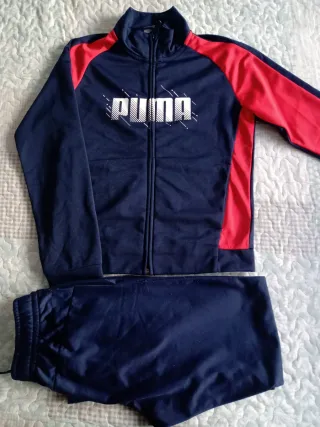 Chándal Puma niño azul y rojo
