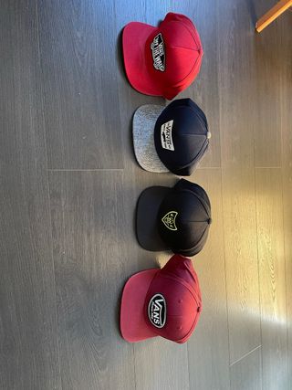 Lote 4 Gorras Vans Ajustables