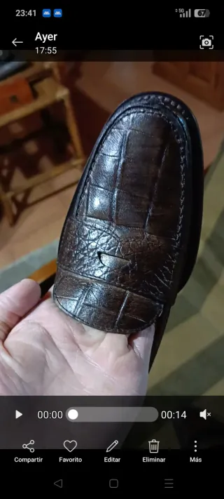 Mocasines Mascaró piel labrada con antifaz