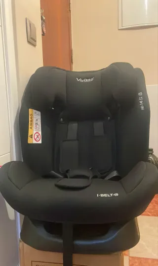 Silla de coche negra