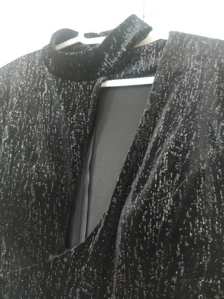 Mono fiesta lentejuelas negro talla S