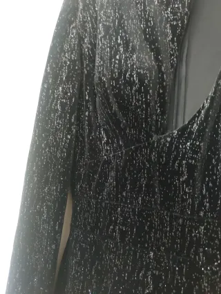 Mono fiesta lentejuelas negro talla S