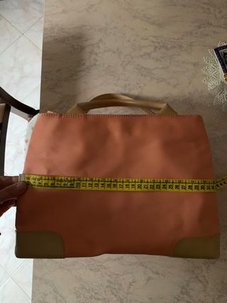 Borsa tote a mano color corallo per donna