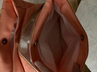 Borsa tote a mano color corallo per donna