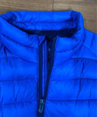 Casaco penas Ângelo Litrico azul tamanho S