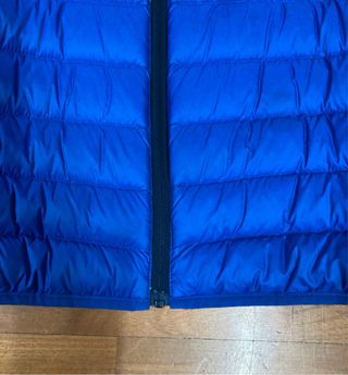 Casaco penas Ângelo Litrico azul tamanho S