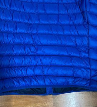 Casaco penas Ângelo Litrico azul tamanho S