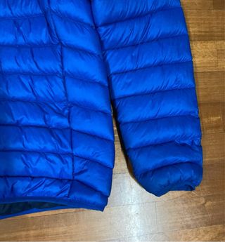 Casaco penas Ângelo Litrico azul tamanho S