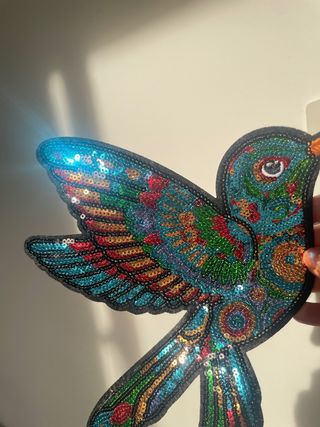 Parche de Colibrí Multicolor