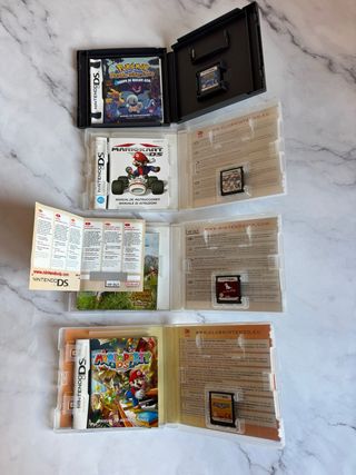 Console Nintendo DS Rosa + 4 Giochi