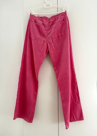 Pantalón pana Pull&Bear T-42 Rosa