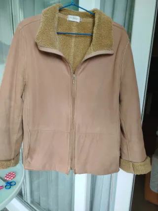 Chaquetón antelina forro borreguito