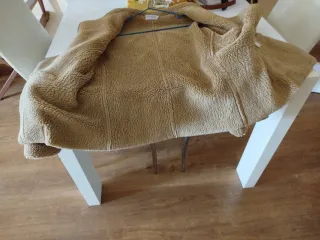 Chaquetón antelina forro borreguito