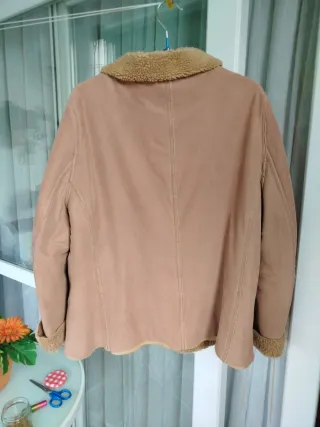 Chaquetón antelina forro borreguito