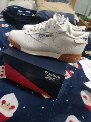 Zapatillas Reebok Exofit Blancas y Marrones
