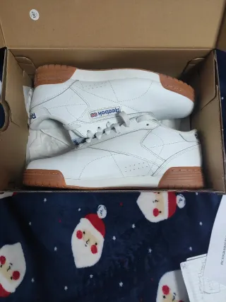 Zapatillas Reebok Exofit Blancas y Marrones