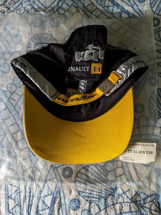 Gorra Oficial Renault F1 Team Alonso Campeon