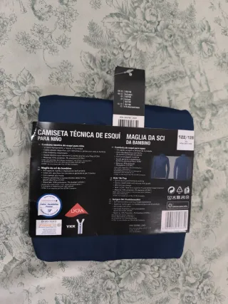 Pantalón de nieve azul con tirantes