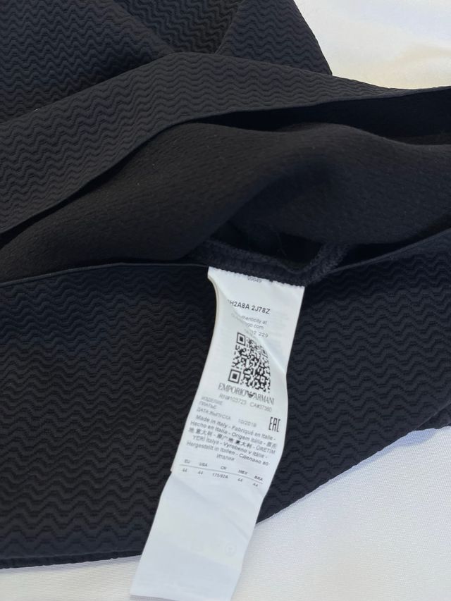 Emporio Armani vestido azul navy 44 Italia