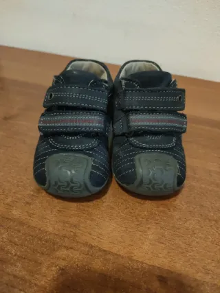 Chicco Scarpe Neonato Blu Velcro