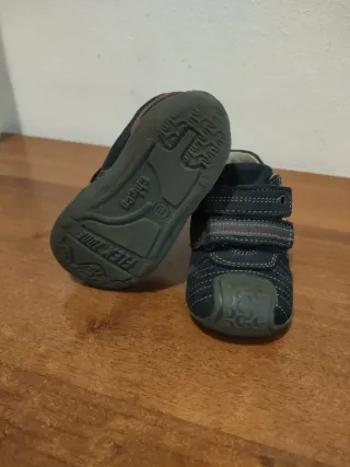 Chicco Scarpe Neonato Blu Velcro
