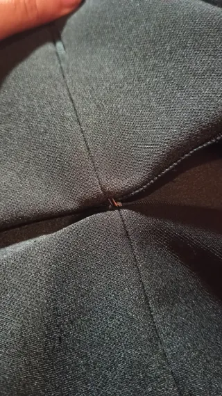 Mango Traje Negro Dos Piezas