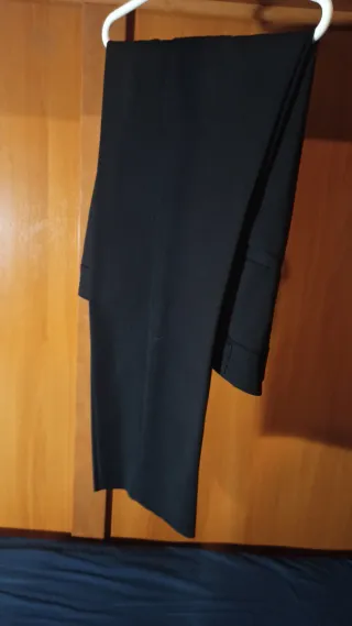 Mango Traje Negro Dos Piezas