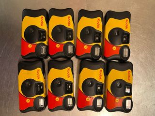 Lotto 8 Fotocamere Monouso Kodak (senza pellicola)
