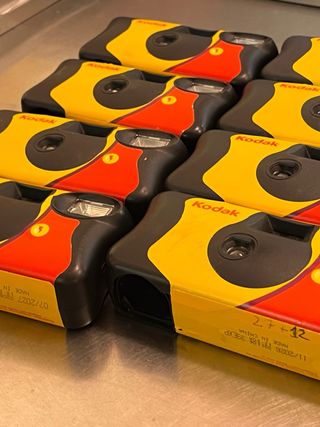 Lotto 8 Fotocamere Monouso Kodak (senza pellicola)