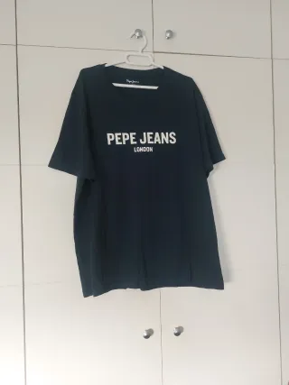 Camiseta Pepe Jeans XL Negra Nueva Sin Etiqueta