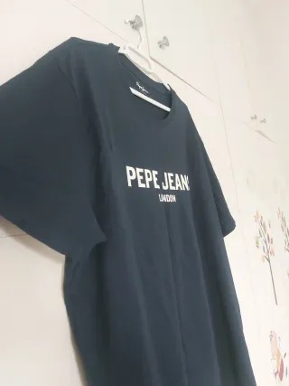 Camiseta Pepe Jeans XL Negra Nueva Sin Etiqueta
