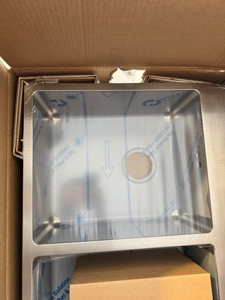 Fregadero cocina acero inoxidable 2 senos