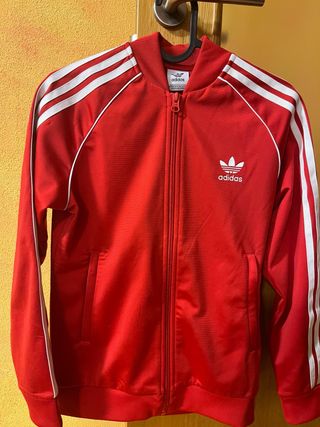 Chaqueta Adidas Roja Original