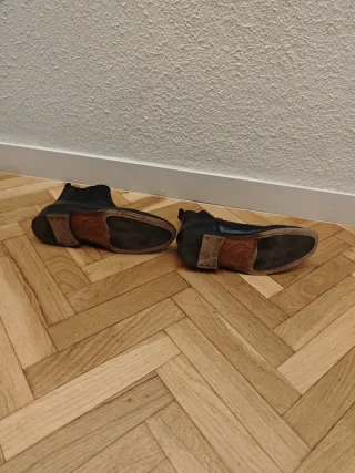 Botín piel negro talla 41 Lola Rey