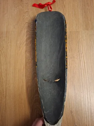 Maschera Indonesiana Legno Decorata