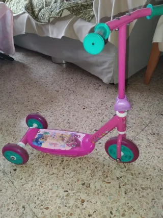 Patinete infantil 3 ruedas rosa