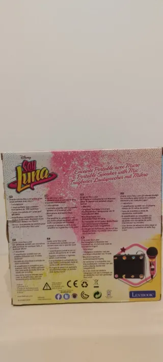 Karaoke Portátil Soy Luna con Micrófono Lexibook