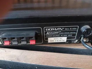 Amplificador Boman MA-X110A Stereo Karaoke